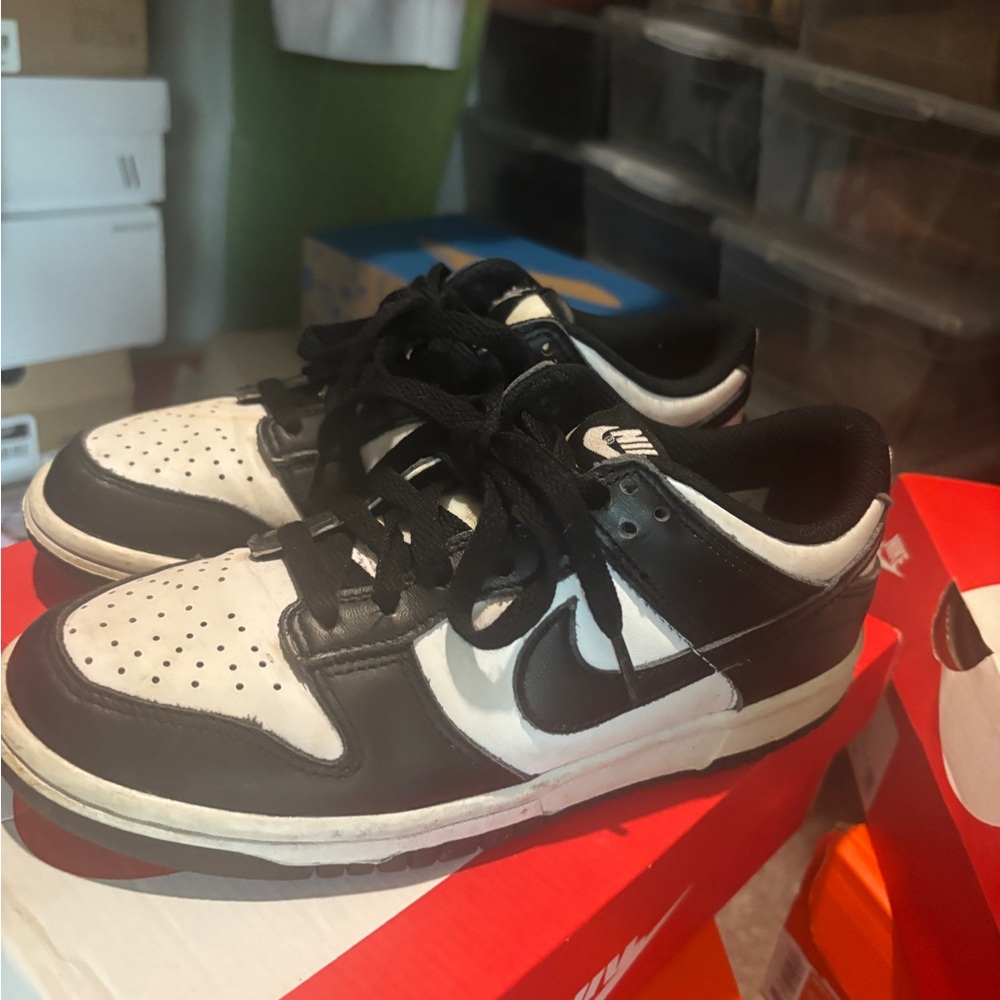 Nike Dunk Low, GS, Pandas, 4.5y